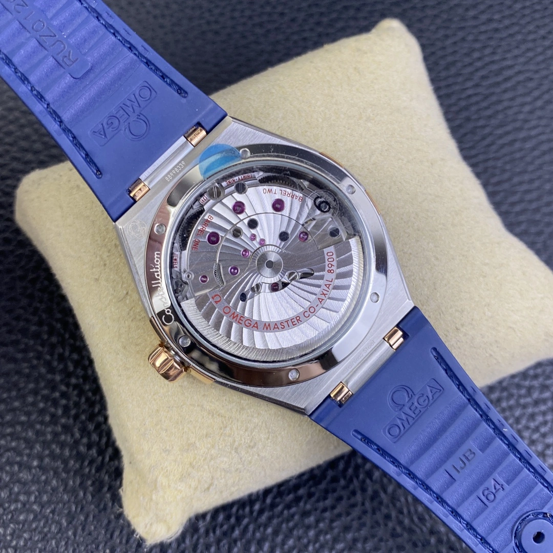 Refined CBD Factory Omega Constellation Master Chronometer 41mm Two-Tone Sedna Gold Blue Ceramic (131.23.41.21.03.001) 1:1 Super Clone -DD8900 Movement 325